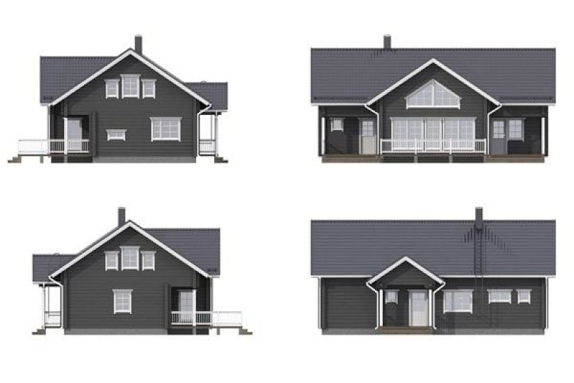 Дом из бруса Дема 142