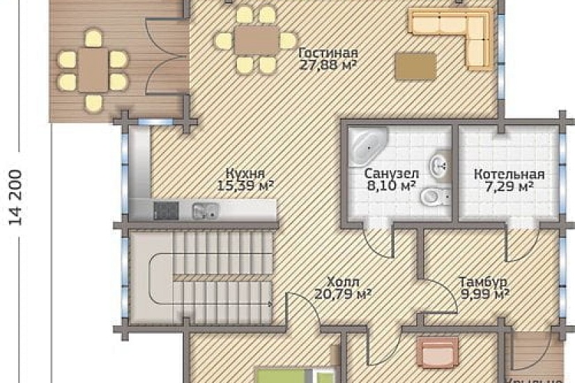 Дом ПБ 265 кв.м.