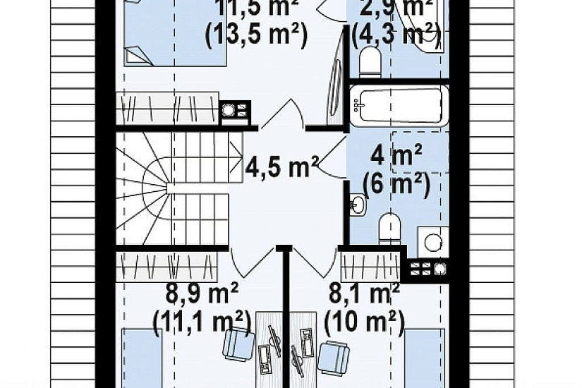 ДОМ ИЗ ГАЗОБЕТОНА ГД-117а