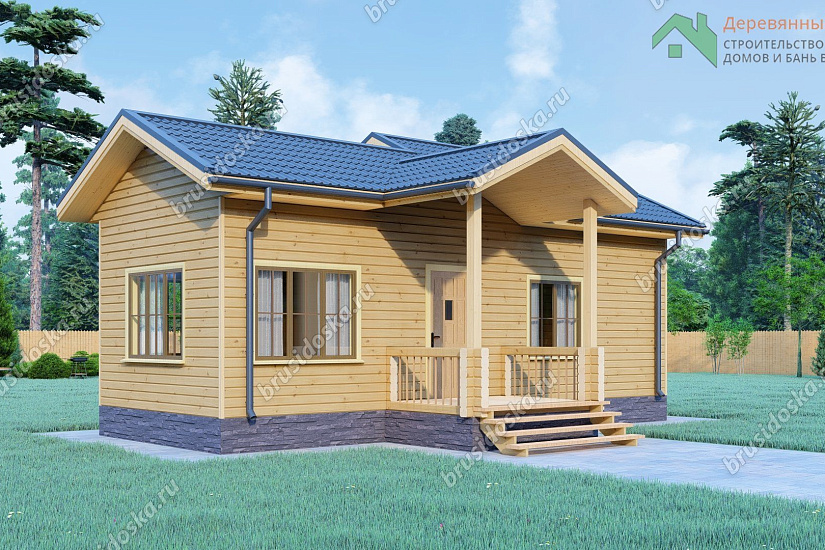Баня 6х10 из бруса Баня 6х10 из бруса