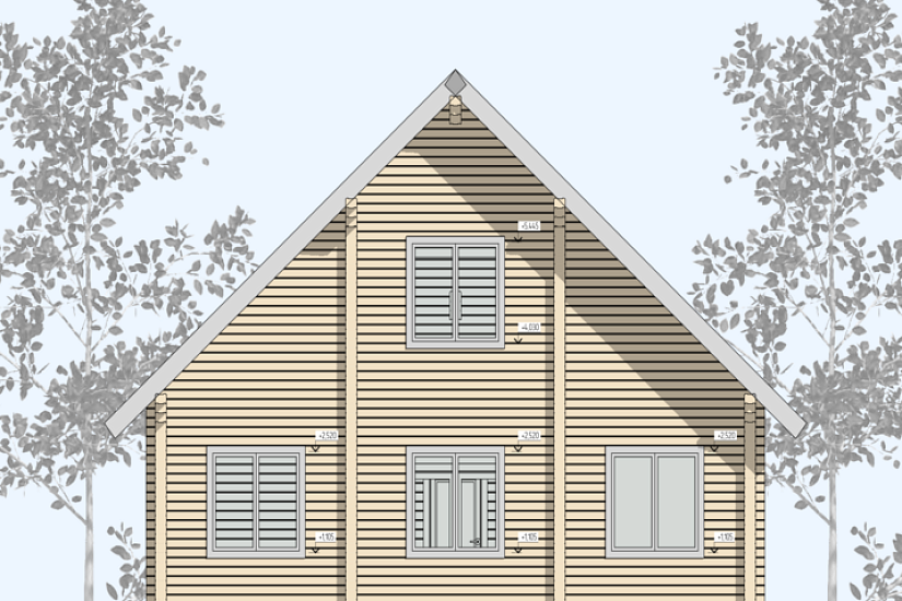 Дом-профилированный брус-1этаж-9870х11800-АР