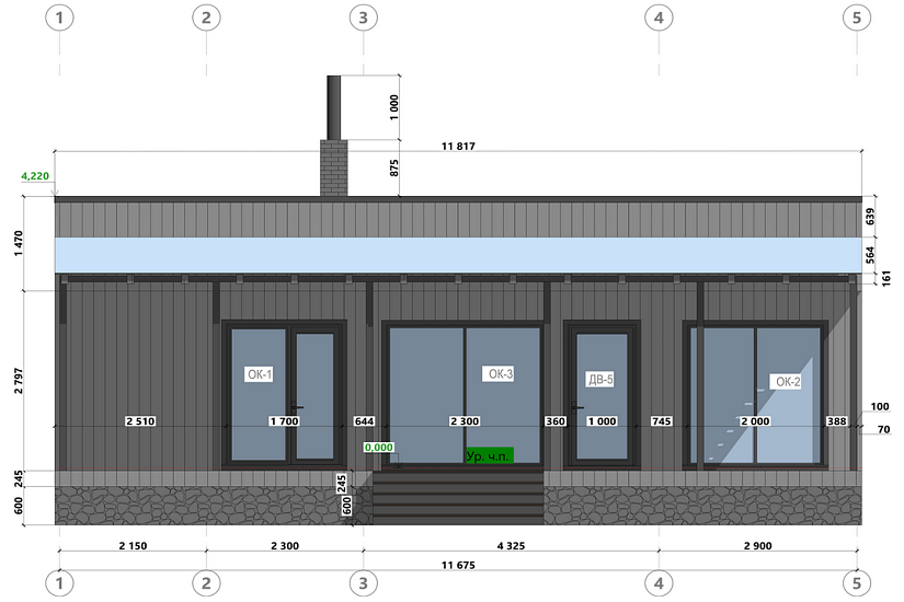 Дом-каркасные-1этаж-9545х11675-ЭП Дом-каркасные-1этаж-9545х11675-ЭП
