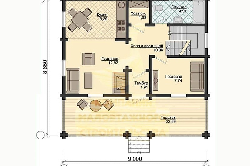Проект дома Д-56 Проект дома Д-56