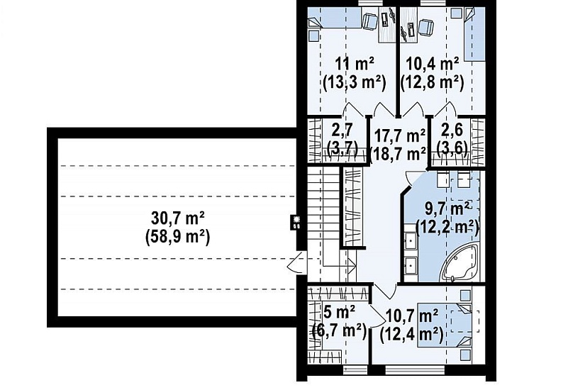 ДОМ ИЗ ГАЗОБЕТОНА ГД-237