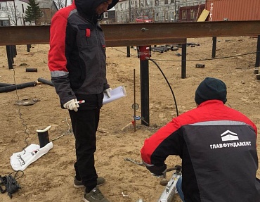 Испытания грунтов винтовыми сваями на объекте «2-х подъездный 3-х этажный жилой дом»