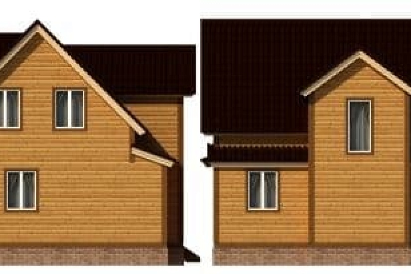 ДОМ ИЗ БРУСА ДБр-130