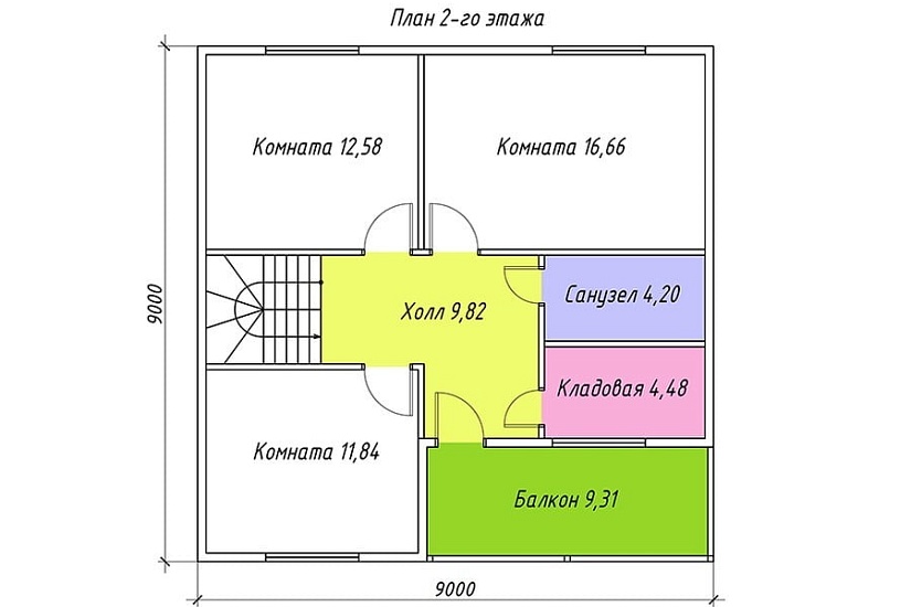 Адмирал Д-3К 9.0х9.0 м Адмирал Д-3К 9.0х9.0 м