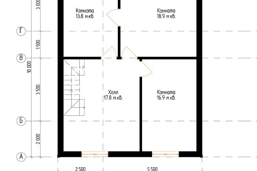 Брусовой дом №8