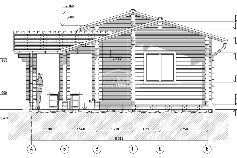 Дом - баня 2392