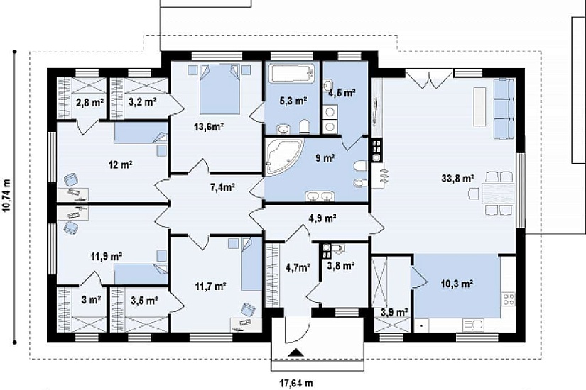 ДОМ ИЗ ГАЗОБЕТОНА ГД-150а