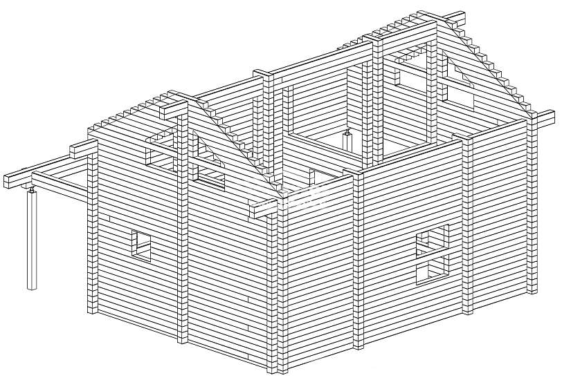 Дом- баня 2382