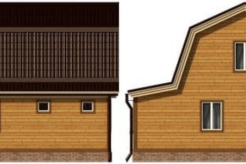 ДОМ ИЗ БРУСА ДБр-86