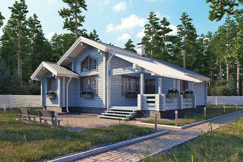 Дом из профилированного бруса ПБ-167