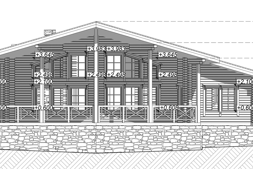 Дом-брус145х190мм-14000х11650мм-1эт-АР-КР
