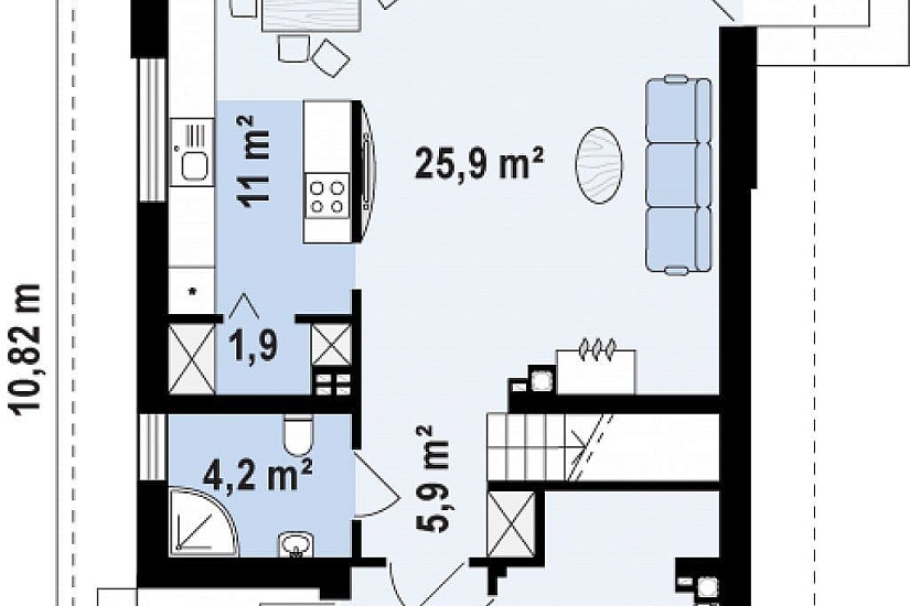ДОМ ИЗ ГАЗОБЕТОНА ГД-131а
