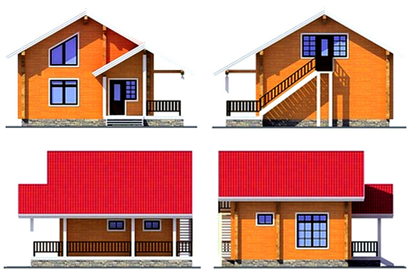 Проект бани 90м² Проект бани 90м²