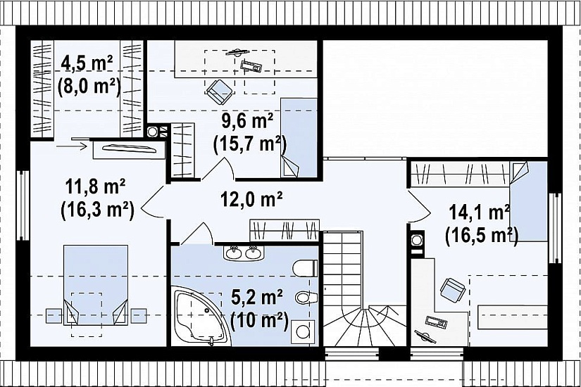 ДОМ ИЗ ГАЗОБЕТОНА ГД-149