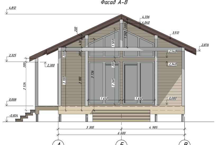 Дом-панельно-каркасный-1этаж-13450х6600-ЭП