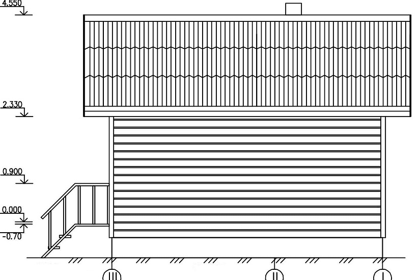 Баня 6х4,5-1эт-каркасник-КД Баня 6х4,5-1эт-каркасник-КД