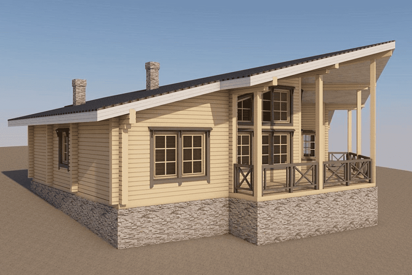 Дом-брус145х190мм-14000х11650мм-1эт-АР-КР