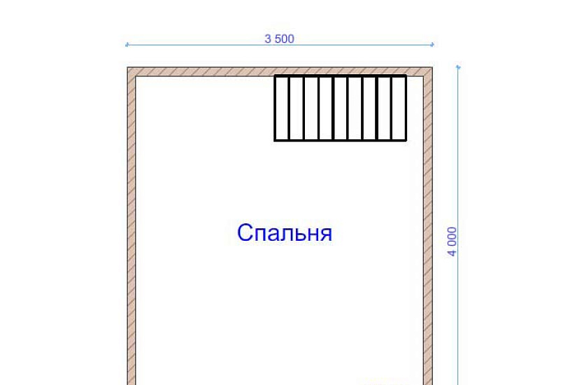 Дом из бруса №1