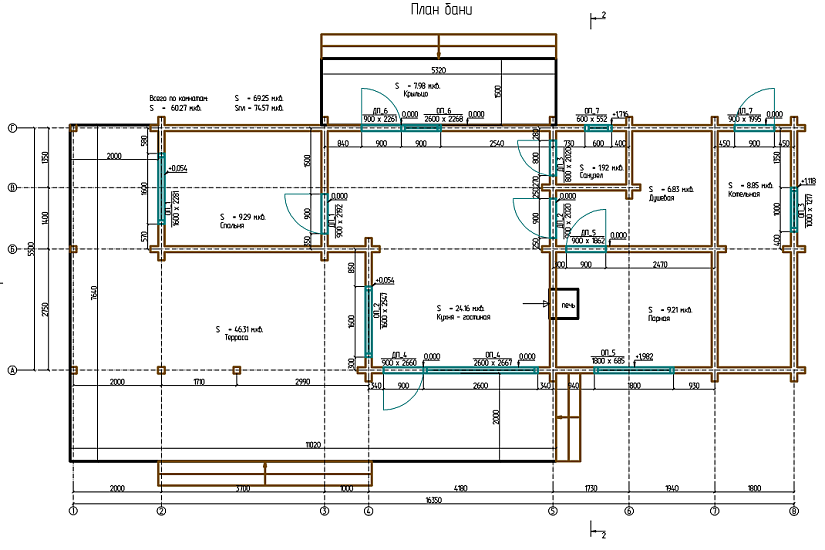 Бани-брус-1этаж-5500х16350-АР-КД