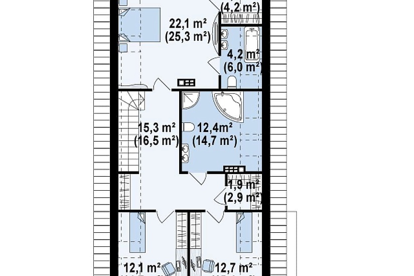 ДОМ ИЗ ГАЗОБЕТОНА ГД-198в