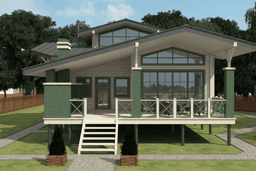 Дом-баня-брус150х150мм-14270х10950ммх1,5эт-АР