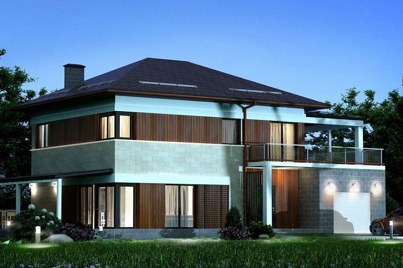 Каркасный дом КД-168