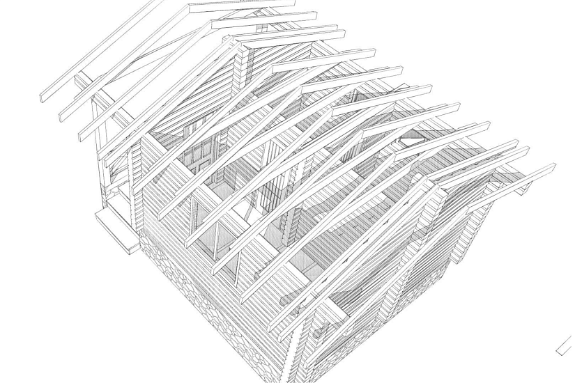 Баня 4х5- 1 эт - проф брус-РД