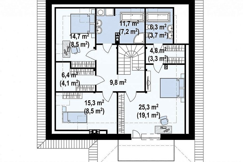 ДОМ ИЗ ГАЗОБЕТОНА ГД-205