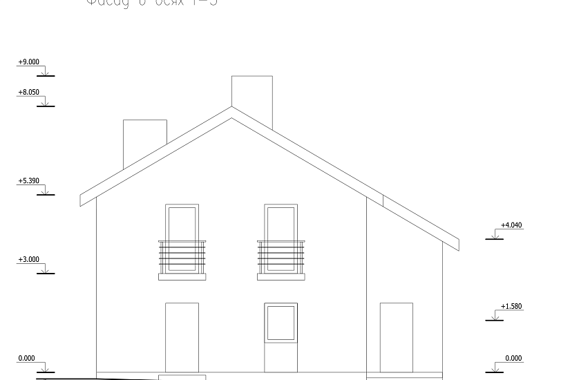 Дом-блочный510мм-10620х13390мм-ЭП
