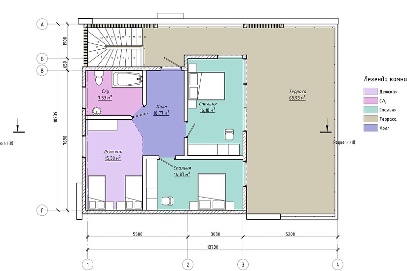 Баня 10х14-2эт-каркасник-ЭП