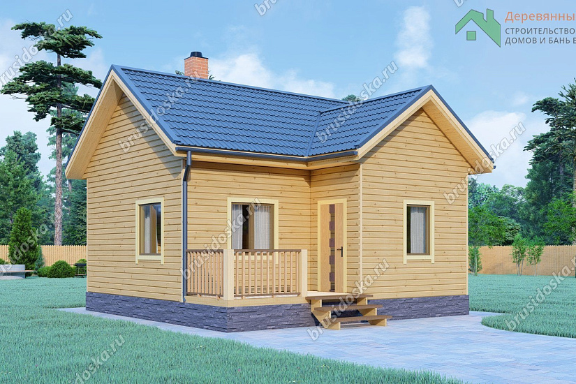 Баня 6х10 из бруса Баня 6х10 из бруса