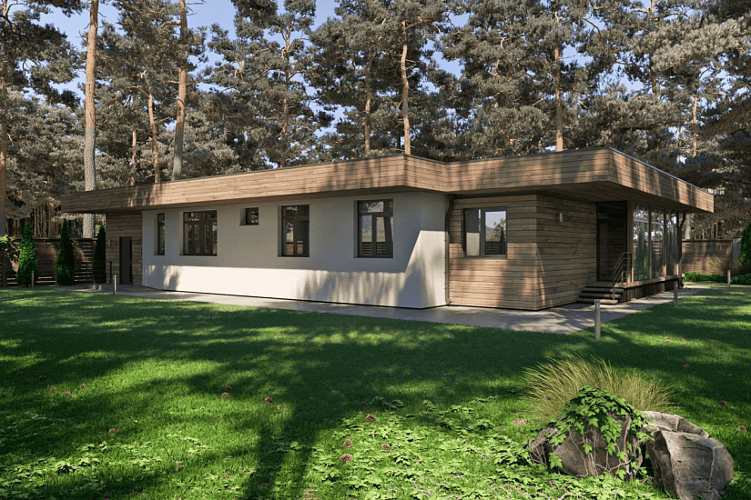 Дом-блочный 300мм-20980х15317мм-1эт-АР