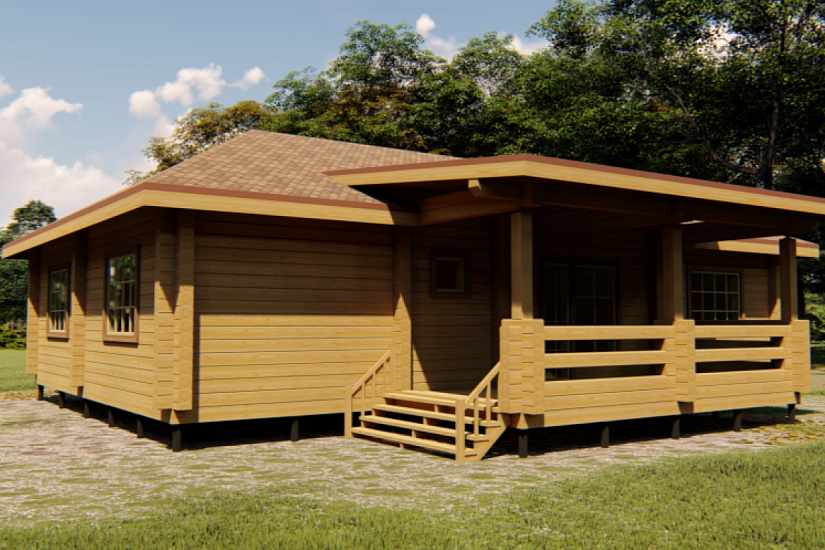 Дом-брус192х192мм-13500х14000мм-1эт-АР-КР Дом-брус192х192мм-13500х14000мм-1эт-АР-КР