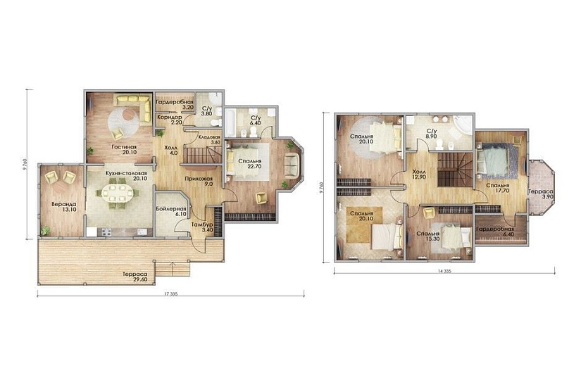 Каркасный дом КД-306