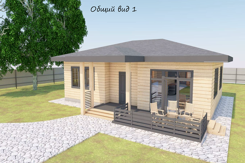 Дом-брус-12000х12000мм-ЭП Дом-брус-12000х12000мм-ЭП