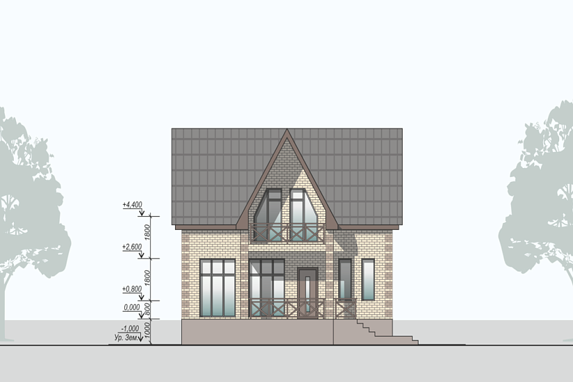 Дом-газобетон-2этажа-10470х10650-ЭП