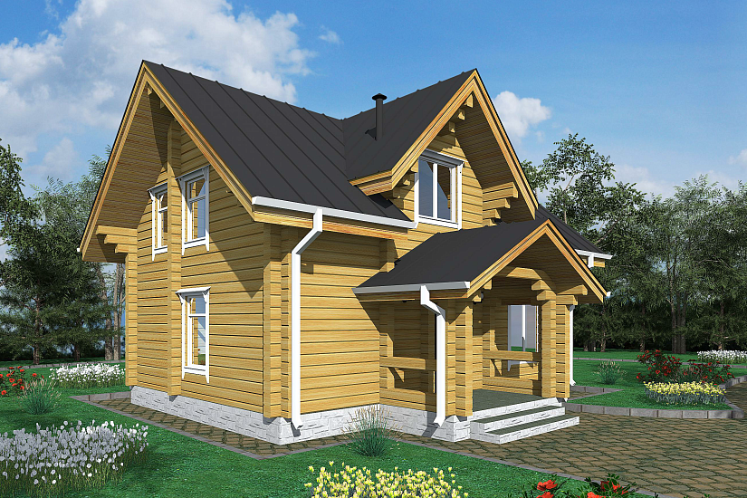 Баня-брус200х200мм-9150х7800мм-1,5эт-АР