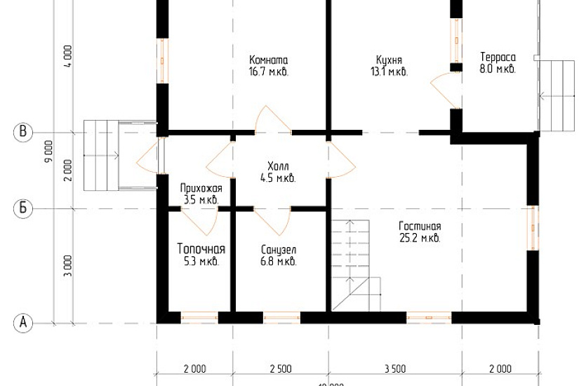 Брусовой дом №16
