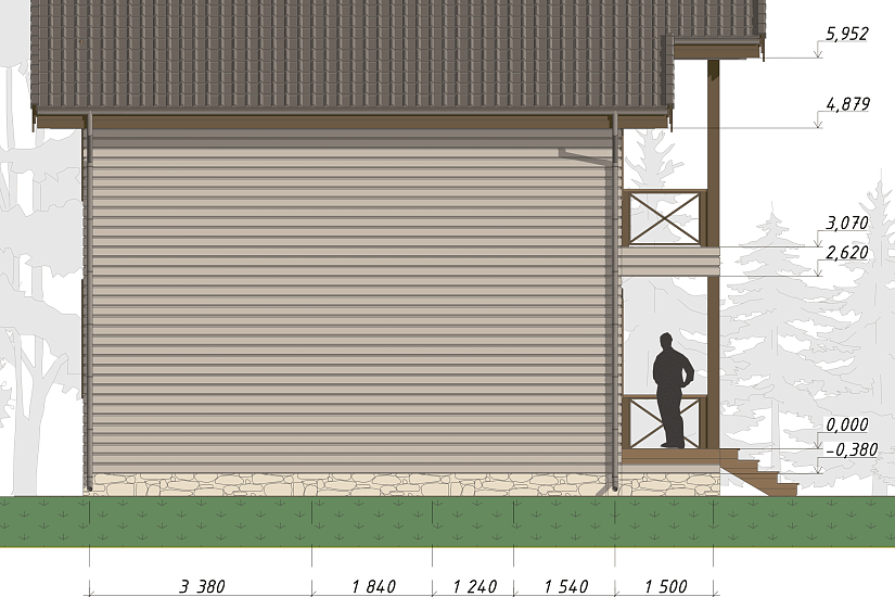 Дом-брус200х150мм-8000х9500мм-1,5эт-АР Дом-брус200х150мм-8000х9500мм-1,5эт-АР