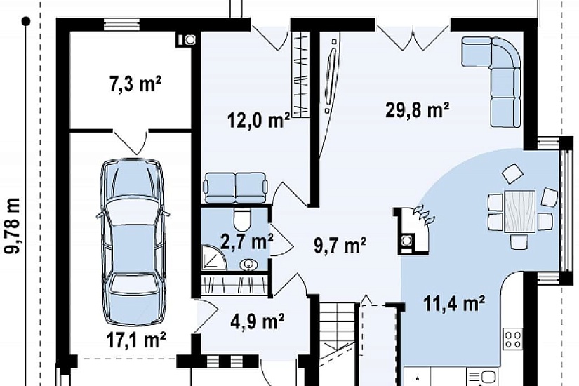 Проект дома K124 Проект дома K124