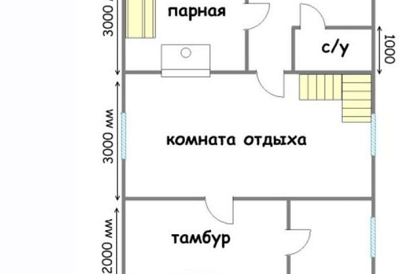 Баня 6Х8 К2П6