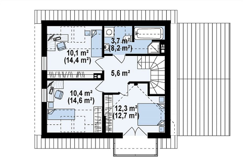 ДОМ ИЗ ГАЗОБЕТОНА ГД-120