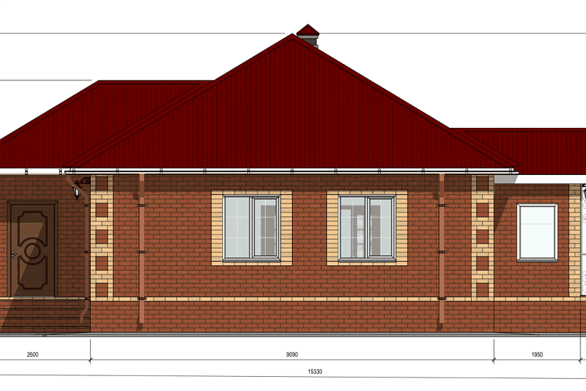 Дом-блочный-11690х11430мм-1эт.-АР-КР Дом-блочный-11690х11430мм-1эт.-АР-КР