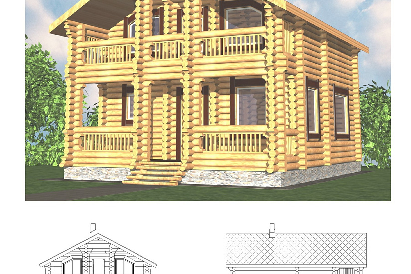 Жилой коттедж №17