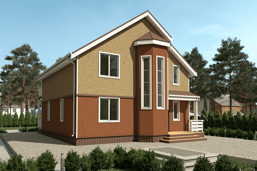 Дом-каркас-10500х9000мм-1,5эт-АР