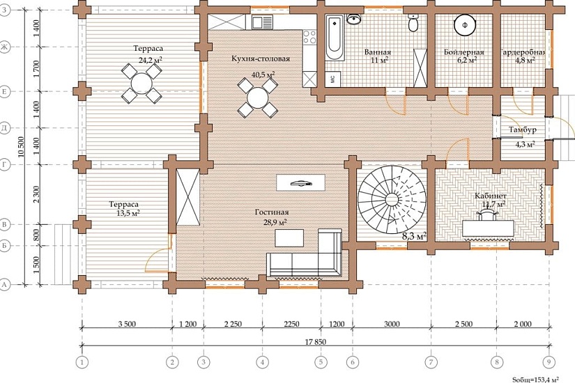 Проект дома  Д-321