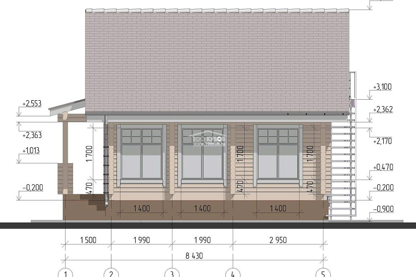 Дачный дом 2239